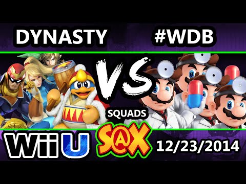 S@X - Dynasty (Blue) Vs. #WeDemBoys (Red) SSB4 Squads Winners Quarters - Smash 4v4