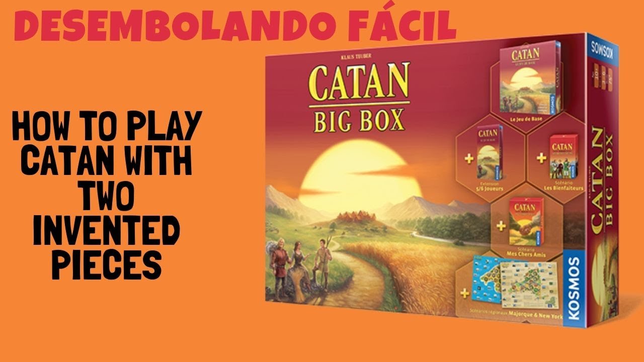 How to play Settlers of Catan with two invented CARDS. Black and White Magicians.