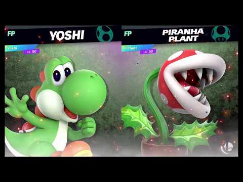 Super Smash Bros Ultimate Amiibo Fights   Request #4072 Yoshi vs Piranha Plant