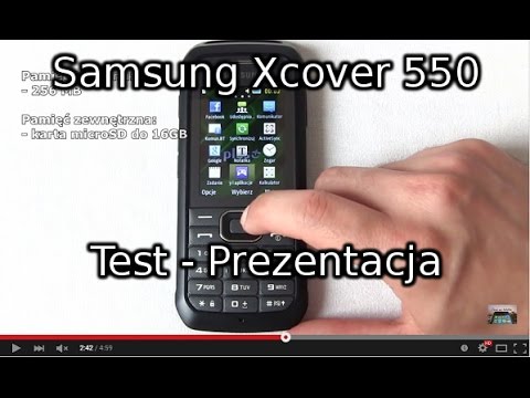 Samsung Xcover 550 Test - Prezentacja