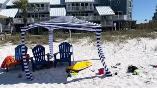 Cool Cabanas Beach Tent - Wind Test