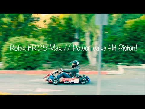 Rotax FR125 Max // Power Valve Destroys Piston 😲