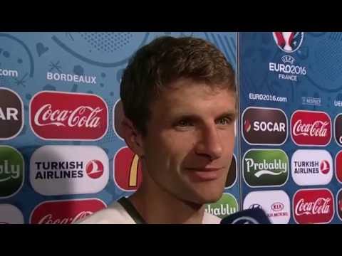 THOMAS MÜLLER INTERWIEW HALBFINALE - ZIEL WAR HALBFINALE DANN AUSSCHEIDEN!?