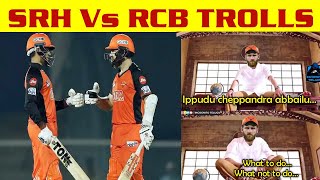 IPL 2022 Memes Telugu | Match 36 SRH VS RCB Highlights | IPL 2022 Trolls | Telangana99