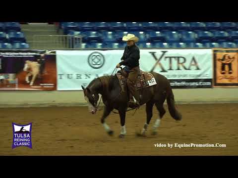 ARC Gunna Mark Ya ridden by Abby Lengel  - 2018 Tulsa Reining Classic (Open Derby)