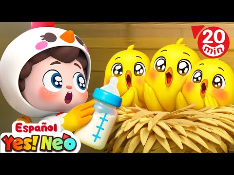 Los Pollitos Dicen Pío Pío🐣| Canción de la Granja | Yes! Neo - Canciones y Caricaturas para Niños
