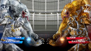 Venom and Black Panther (Silver) vs Venom and Black Panther (Gold) - MARVEL VS. CAPCOM: INFINITE