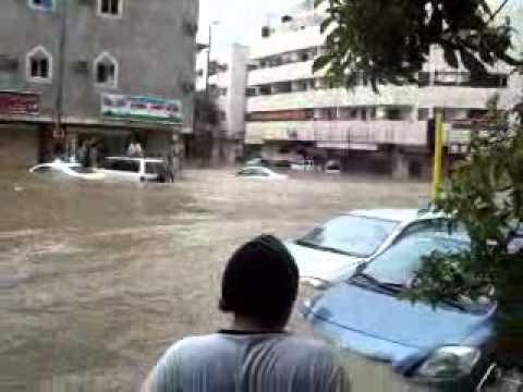 أمطار جدة 2011 حي البغدادية الشرقية
