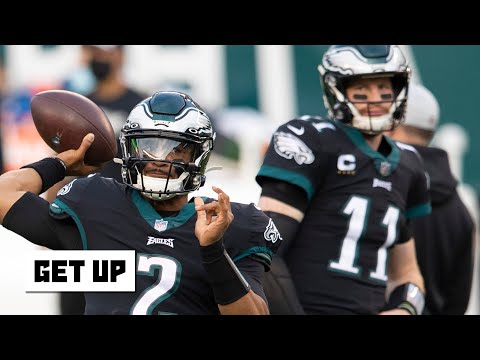 卡森-溫茨的合同對老鷹來說是很難逃脫的 - Dan Graziano | Get Up (Carson Wentz's contract is very difficult for the Eagles to escape - Dan Graziano | Get Up)