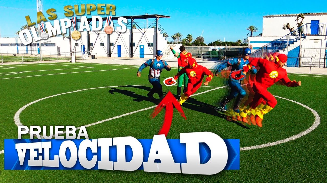 ¿Quién és el SUPERHÉROE MÁS RÁPIDO? LAS SUPER OLIMPIADAS | Ep.5 [Crazy Crew]