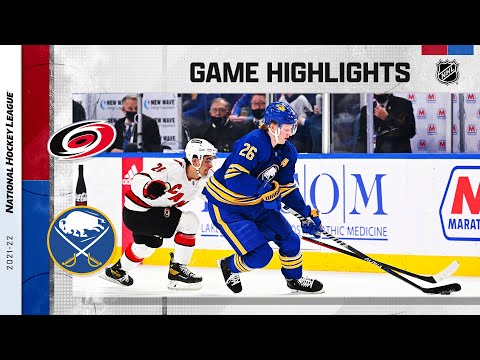 Hurricanes @ Sabres 4/5 | NHL Highlights 2022