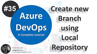 (#35) Create new branch in azure devops using local repository | Azure devops tutorial for beginners