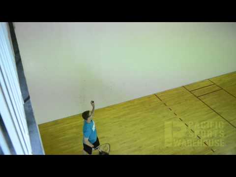 Hit a Forehand Ceiling Ball in Racquetball