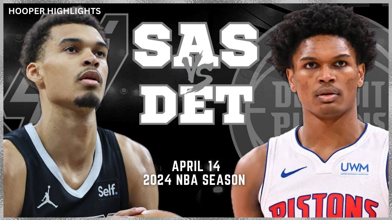 14.04.2024 | San Antonio Spurs 123-95 Detroit Pistons