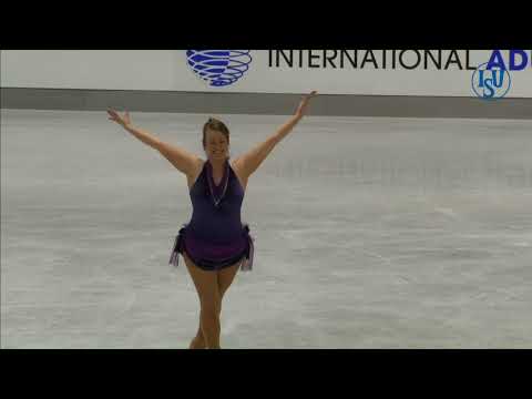 Renee Emma Badcock. Oberstdorf 2018. Silver Ladies II Artistic. 20 place