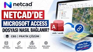 Netcad'de Microsoft Access Dosyası (CBS) Nasıl Bağlanır? | Pratik Çözüm #netcad 
