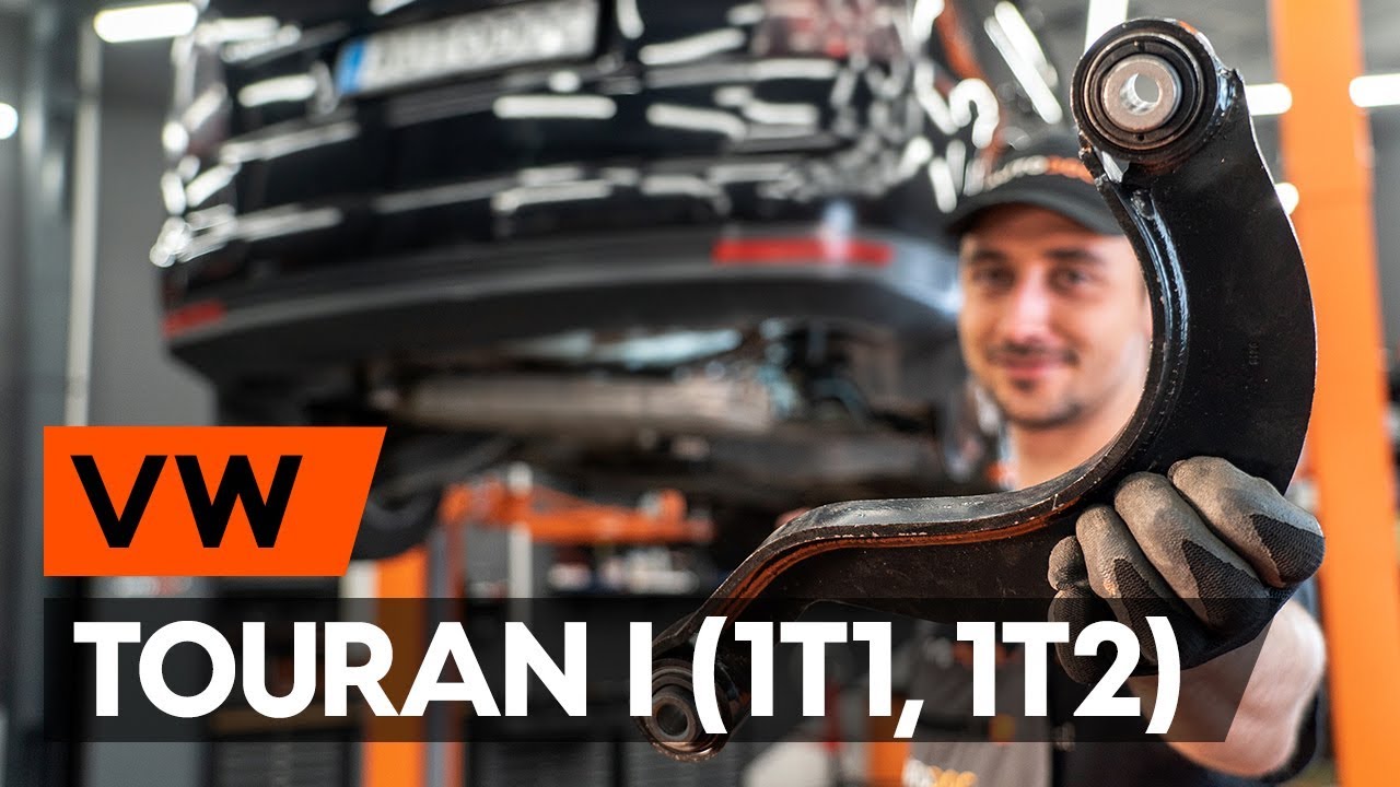 Como mudar braço superior da parte traseira em VW Touran 1T1 1T2 - guia de substituição