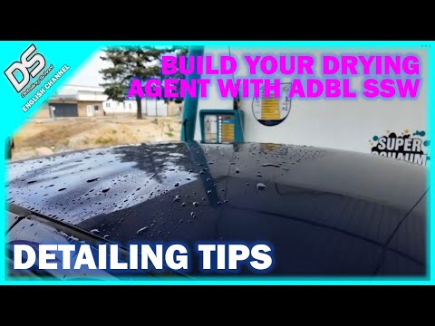 DETAILING TIPS: Make your own drying aid with ADBL Synthetic Spray Wax