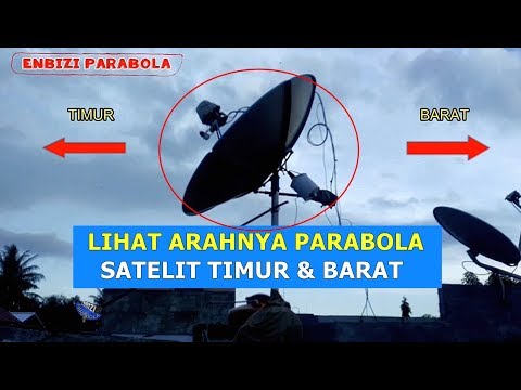 POSISI PARABOLA LOCK SATELIT ARAH TIMUR DAN BARAT (wilayah Asia Tenggara) Video