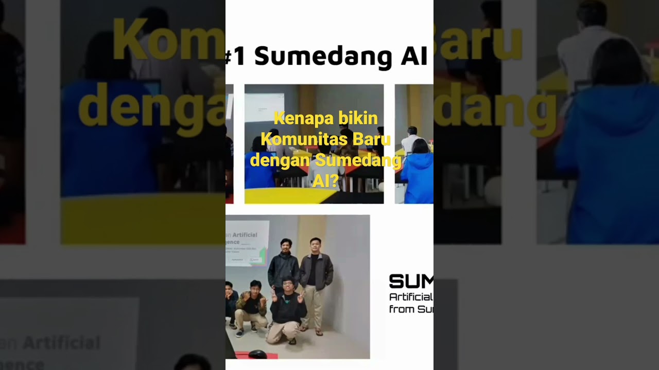 Kenapa saya buat Komunitas baru dengan nama Sumedang AI? #ai #artificialintelligence #opencv