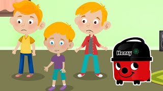ANIMATED HENRY HOOVER STORY ~ The one where Henry the Hoover Joins the Family ~ Fun Video for Kids