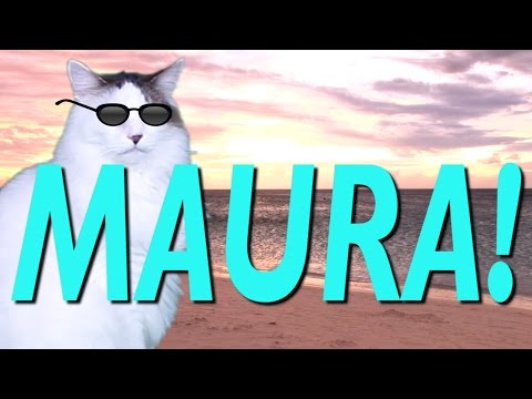 HAPPY BIRTHDAY MAURA! - EPIC CAT Happy Birthday Song