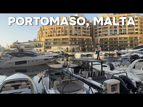 🇲🇹 Malta Morning Walk, Portomaso to Tigné Point