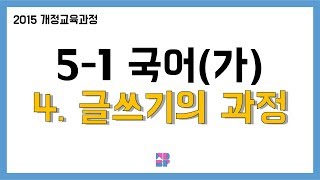 [몽당분필 정리 퀴즈] 5학년 1학기 국어(가) 4. 글쓰기의 과정
