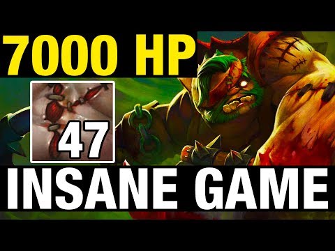 INSANE GAME - PRO PUDGE - Levkan WITH 7000 HP - Dota 2