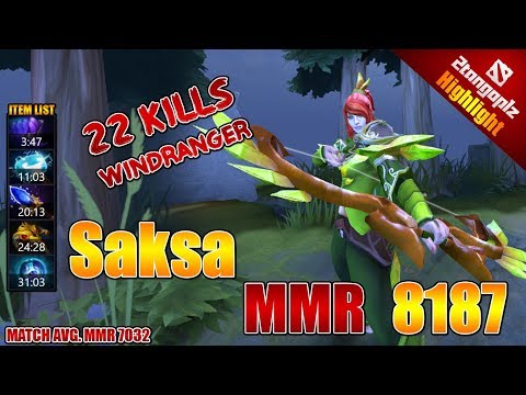 DOTA 2 ►「Highlight」Saksa ► Windranger [MMR 8187]