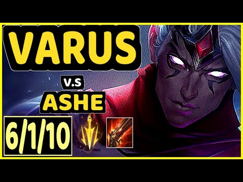 DEFT (VARUS) vs ASHE - 6/1/10 KDA BOTTOM ADC CHALLENGER GAMEPLAY - KR
