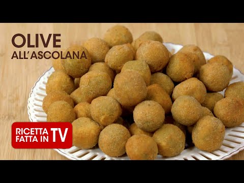 Ricetta facilissima per le golose OLIVE ALL'ASCOLANA di Benedetta Rossi - Fatto in Casa per Voi