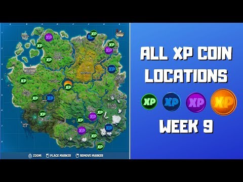 All XP Coins Locations in Fortnite Week 9! - Fortnite Chapter 2 Season 2