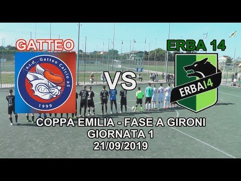 GATTEO VS ERBA 14 - COPPA EMILIA 2019/2020 - FASE A GIRONI - GIORNATA 1 - 21/09/2019