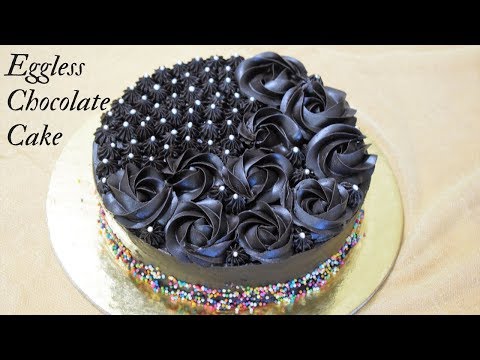 Eggless Chocolate Cake Recipe~Easy and Perfect Chocolate Cake Recipe~Food Connection Video