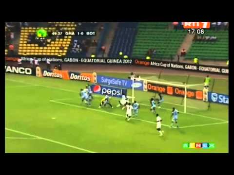 Orange Africa Cup Of Nations 2012 - Ghana vs Botswana 1-0 Highlights