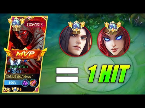 GOODBYE META HEROES! TOP GLOBAL ALDOUS CAN DESTROYED THEM EZ ONE HIT😱! ALDOUS BEST BUILD🔥