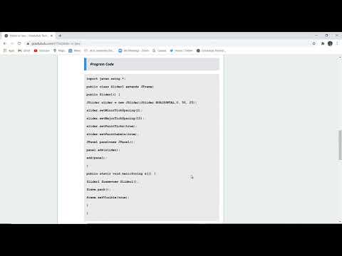 Java Swing Slider Example Jslider Class In Java