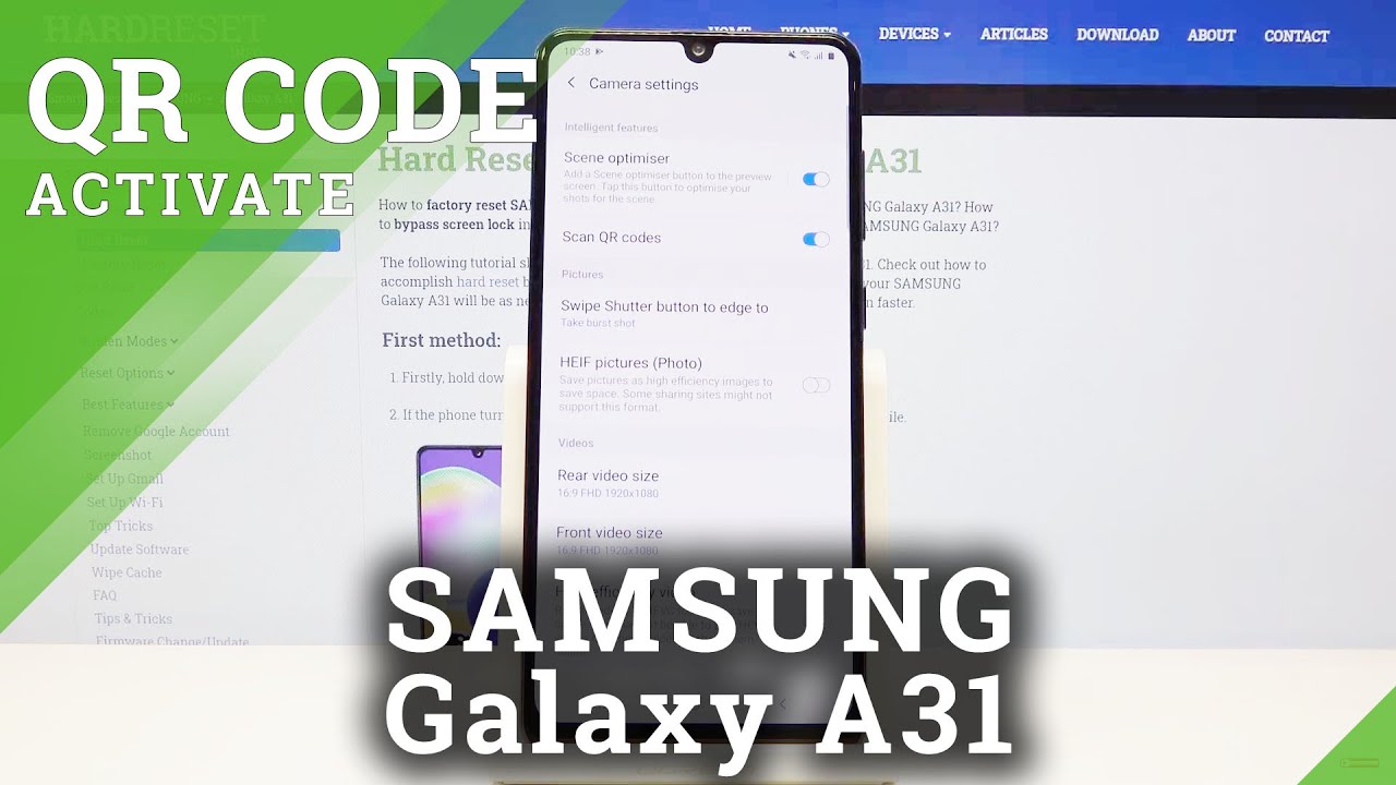 How to Allow Camera to Scan QR Codes in SAMSUNG Galaxy A31 – Find QR Scanner