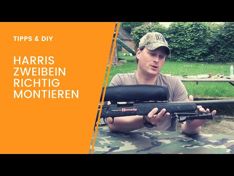 Zweibein richtig montieren (Harris Bipod) - Waldfein HOWTO