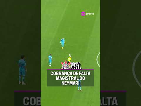 O NEYMAR QUASE FEZ UM GOLAÇO DE FALTA, MAS O PEIXE MARCOU MESMO ASSIM! #shorts