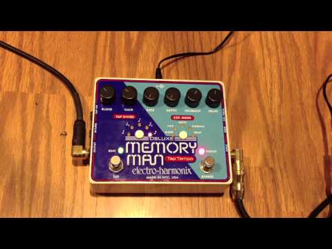 Electro-Harmonix Deluxe Memory Man 1100-TT Analog Delay with Tap Tempo image 2