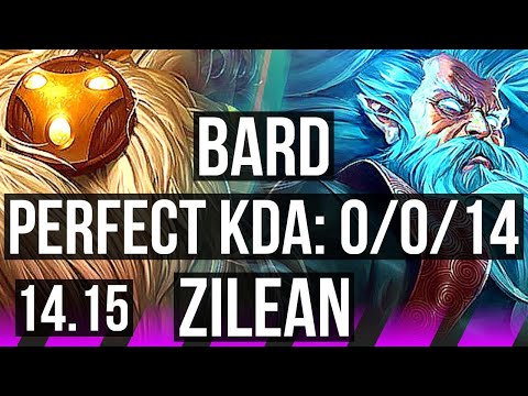 BARD & Jhin vs ZILEAN & Ezreal (SUP) | 0/0/14, 66% winrate | EUNE Master | 14.15