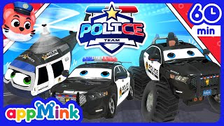 Download lagu 🚓🚁🌟Pahlawan Tim Polisi Menyelamatkan Hari Ini! 🚔🚨 Kartun Aksi dan Lagu 🎶 #appmink #nurseryrhymes mp3