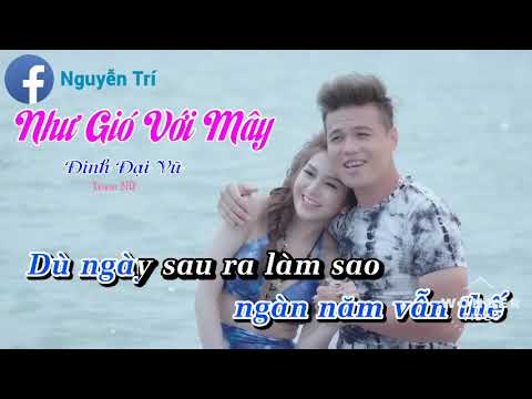 Như gió với mây | karaoke tone Nữ