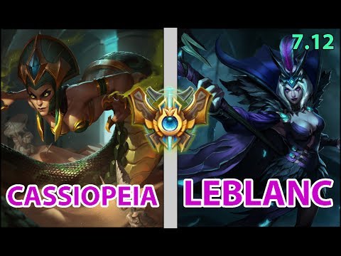 SKT T1 Huni Cassiopeia Mid - Korean Pro Replay