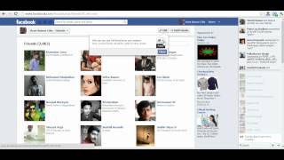 How hide your friend list in fb