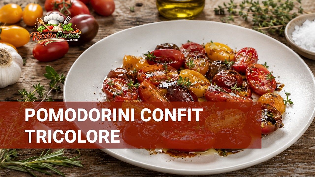 Anteprima video di Pomodorini Confit Tricolore