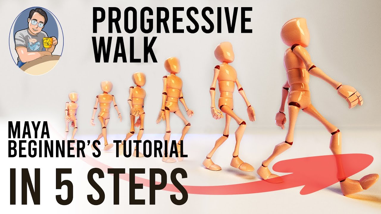 Animate Basic Walk Cycle Maya - video 7