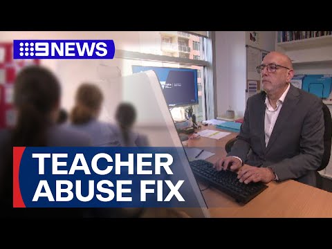 Radical idea to stamp out online teacher abuse | 9 News Australia
